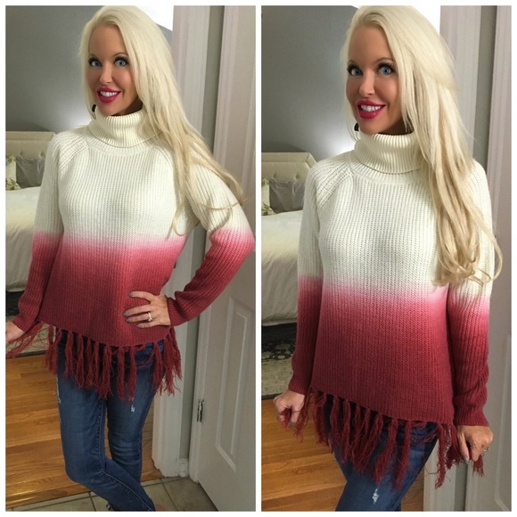 💕LAST 1! Beautiful Dip Dye Super Soft Sweater - Picture 2 of 3